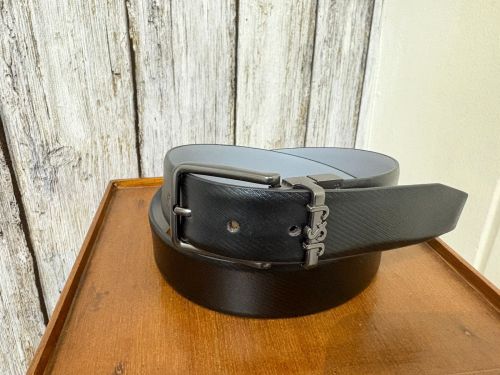 Mens Formal Black Leather Belt