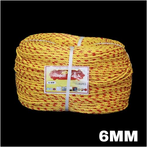 6mm 3 Strand Polypropylene Rope for Industrial