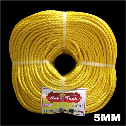 Plain Double Twist Yellow Danline Virgin Rope