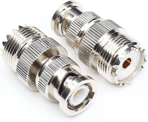 BNC Male to UHF Female Adaptor Connector