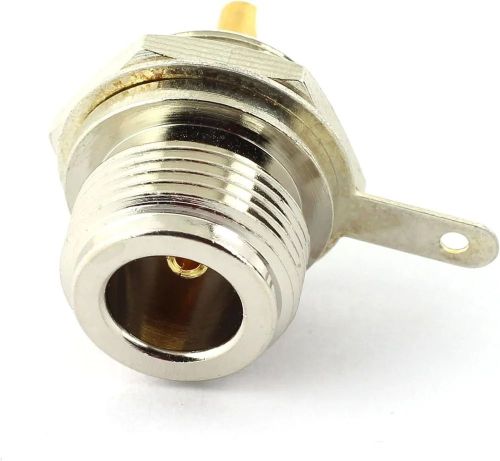 N Female Bulkhead Round Panel Connector