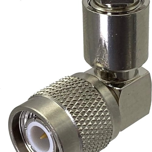 TNC Male Right Angle Clamp Connector