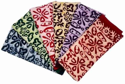 Ladies Abstract Print Mom Batik Nighty Fabric