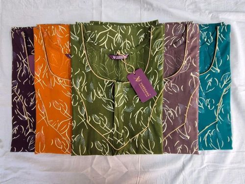 Ladies Cotton Printed Daily Wear Nighty