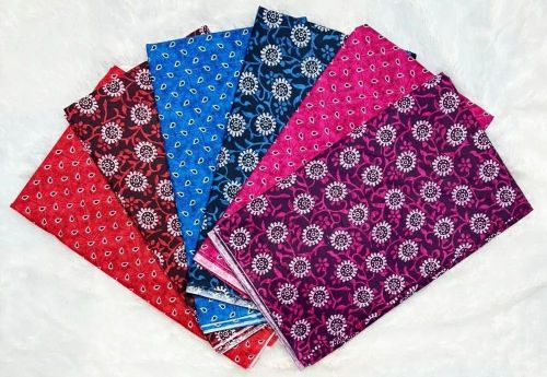 Ladies Designer Batik Print Cotton Nighty Fabric