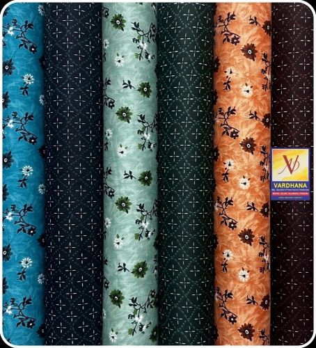 Ladies Floral Printed Cotton Nighty Fabric