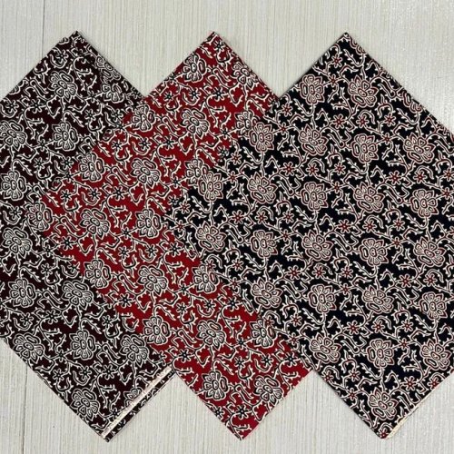 Ladies Heritage Batik Floral Cotton Nighty Fabric