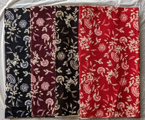 Ladies Indonesia Flower Printed Cotton Nighty Fabric