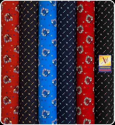 Ladies Indonesia Print Cotton Nighty Fabric Roll