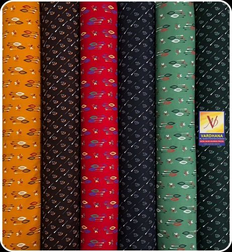 Ladies Indonesia Printed Cotton Nighty Fabric Roll
