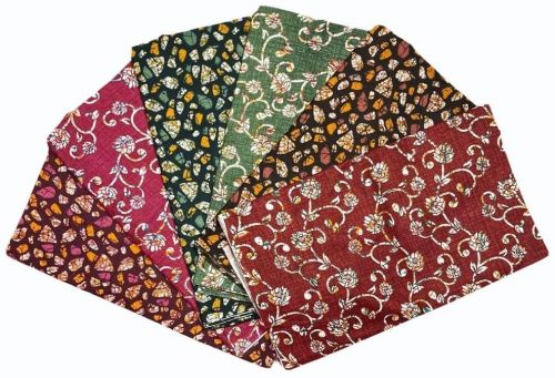 Ladies Rajwadi Cotton Floral Printed Nighty Fabric