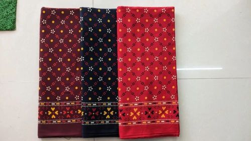 Ladies Rajwadi Diamond Pattern Printed Nighty Fabric