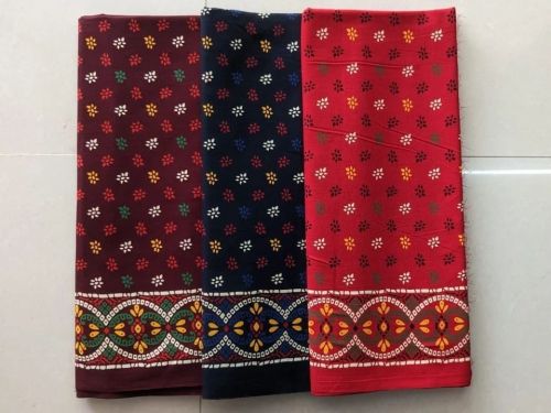 Ladies Rajwadi Small Floral Printed Nighty Fabric