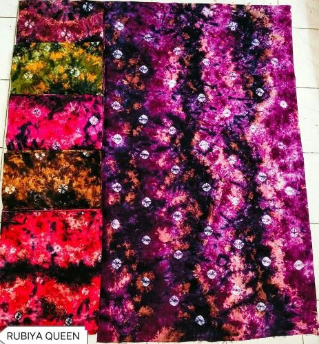 Ladies Tie Dye Nighty Fabric