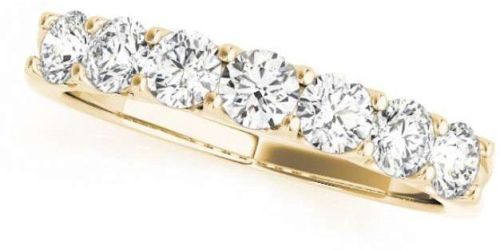 14K Yellow Gold Solitaire Lab Grown Diamond Ring