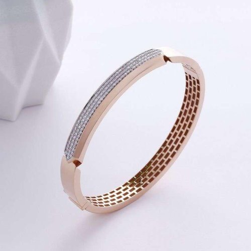 Men Rose Gold Kada Bracelet