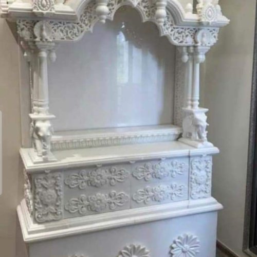 Hand Carved White Marble Temple