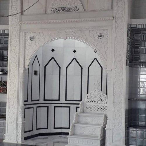Handcrafted Marble Masjid Qibla