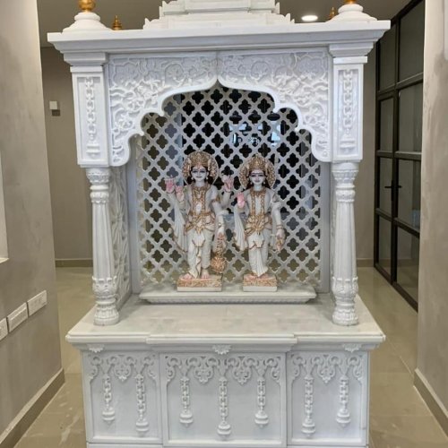 Makrana Indoor White Marble Temple