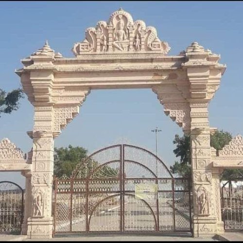 Marble Temple Main Gate Construction Service