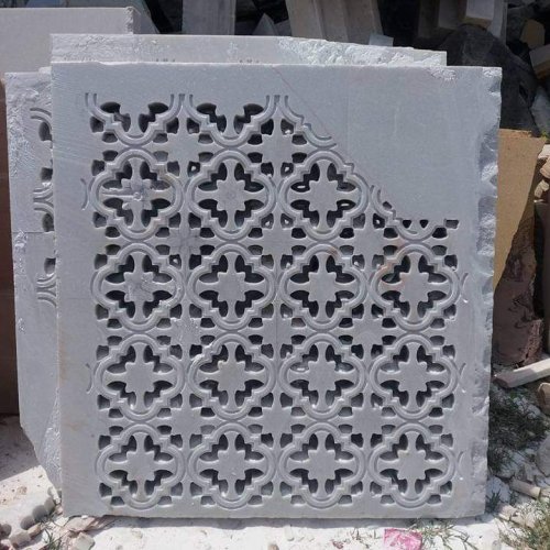 White Makrana Marble Jali