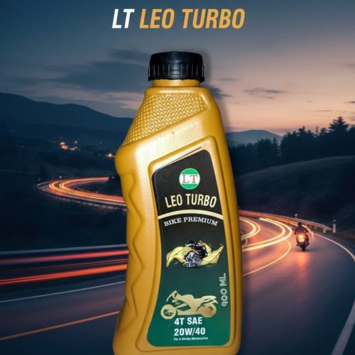 1 Litre 20W-40 Leo Turbo Premium Bike Four Stroke Engine Oil