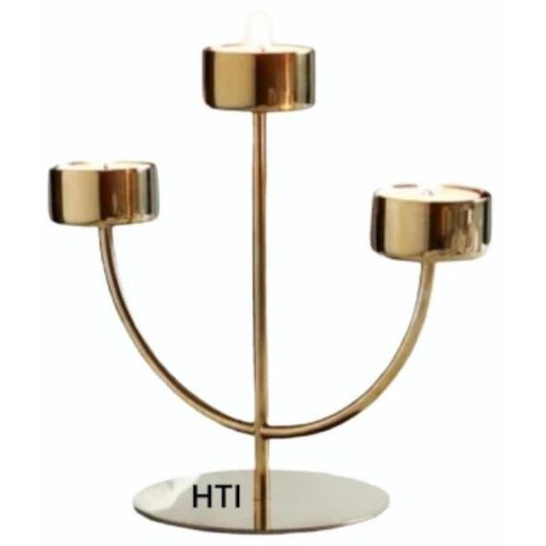 3 Cup Iron Tealight Candle Holder
