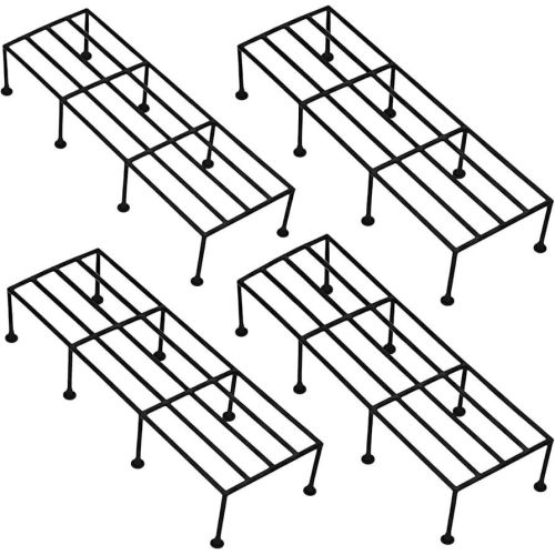 Black Anti Rust Metal Plant Stand