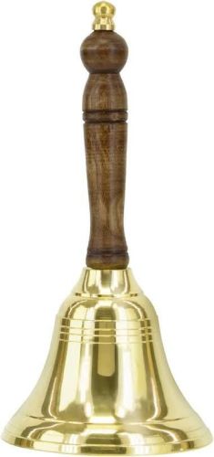 Brass Hand Bell with Wooden Handle