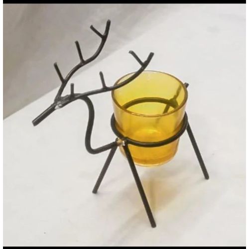 Color Coated Table Top Tea Light Candle Holder