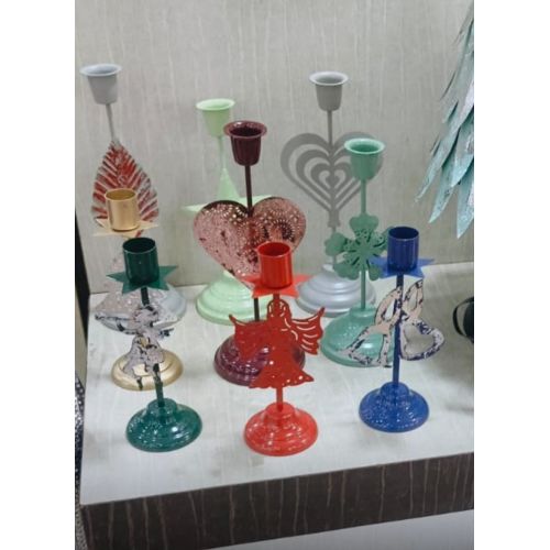 Colorful Metal Candle Stand