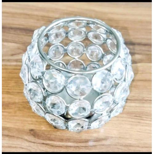 Crystal Glass Votive Tea Light Candle Holder
