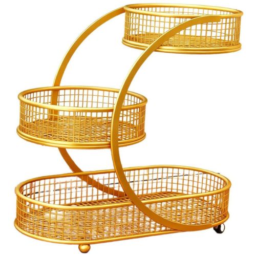 Three Tier Metal Wire Fruit Basket