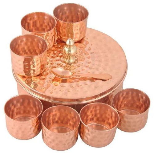 Handmade Pure Copper Spice Box