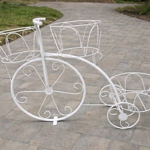 Metal Bicycle Planter Stand