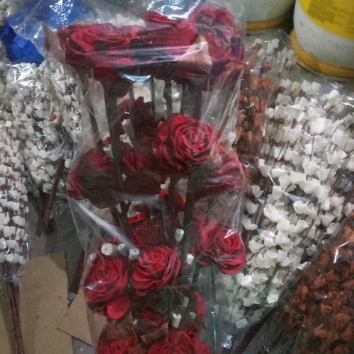 Decorative Artificial Rose Flower Stick