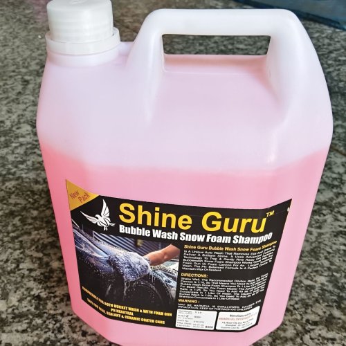 Shine Guru Pink Bubble Car Wash Shampoo