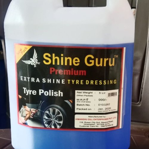 Shine Guru Premium Blue Tyre Polish