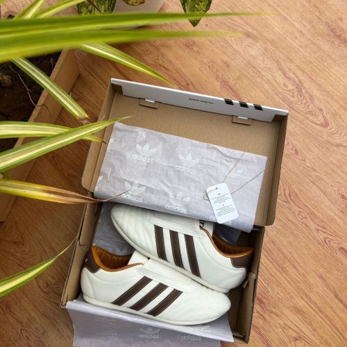 Adidas Originals White Taekwondo Lace-Up Sneakers