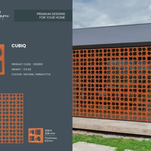 Cubiq Design Terracotta Jali