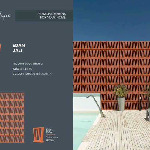 Edan Design Terracotta Jali