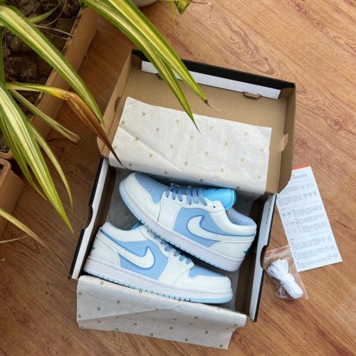 Nike Air Jordan 1 Low Ice Blue Sneakers