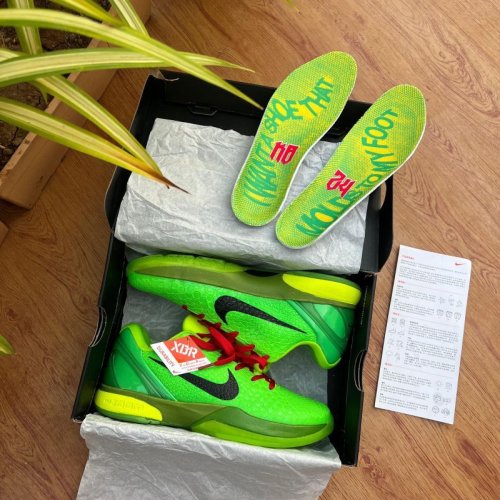 Nike Kobe 6 Protro Grinch Basketball Shoes