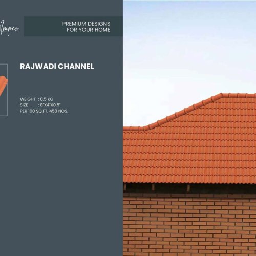 rajwadi channel terracotta roof tiles