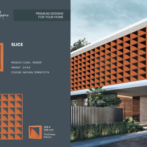 Slice Design Terracotta Jali