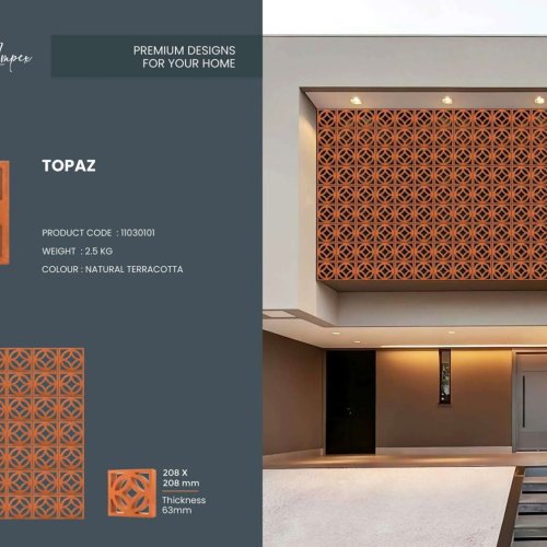 Topaz Design Terracotta Jali