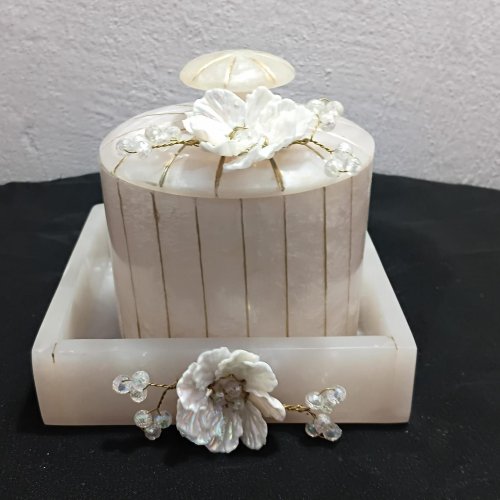 Handcrafted Resin Decorative Jar Set