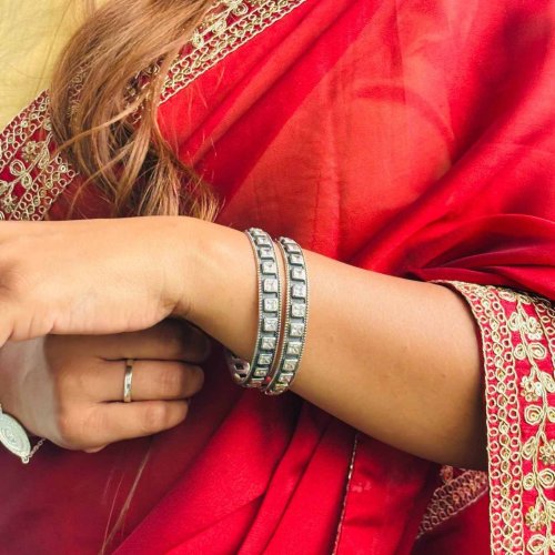 Silver Bangles