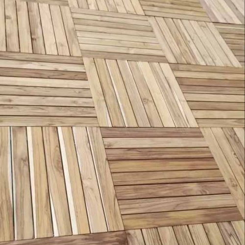 25mm Solid Wood Deck Tile