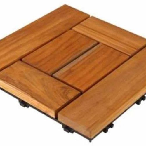 Solid Wood Deck Tile